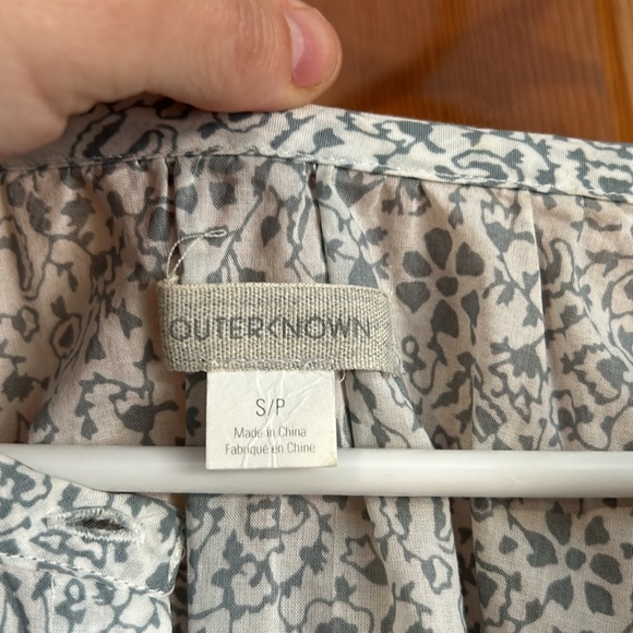 Outerknown Printed Folk Top S - Picture 3 of 6
